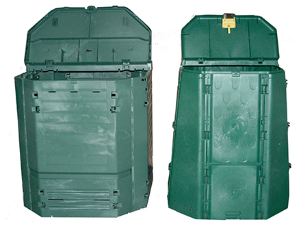 compost tumbler knock out image size comparison with aq187 open