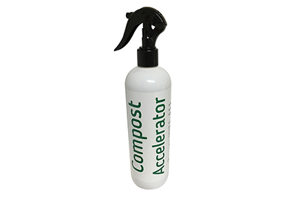 Spray bottle compost accelerator