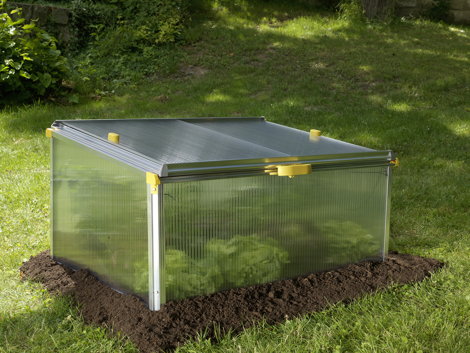 Exaco Trading Company Biostar 1000 Premium Insulated 8mm Twin-Wall with Protective Netting Cold-Frame