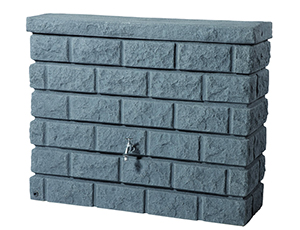 Brick Wall Rain barrel