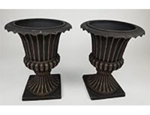 Imperial Urn Pair - Antique Copper