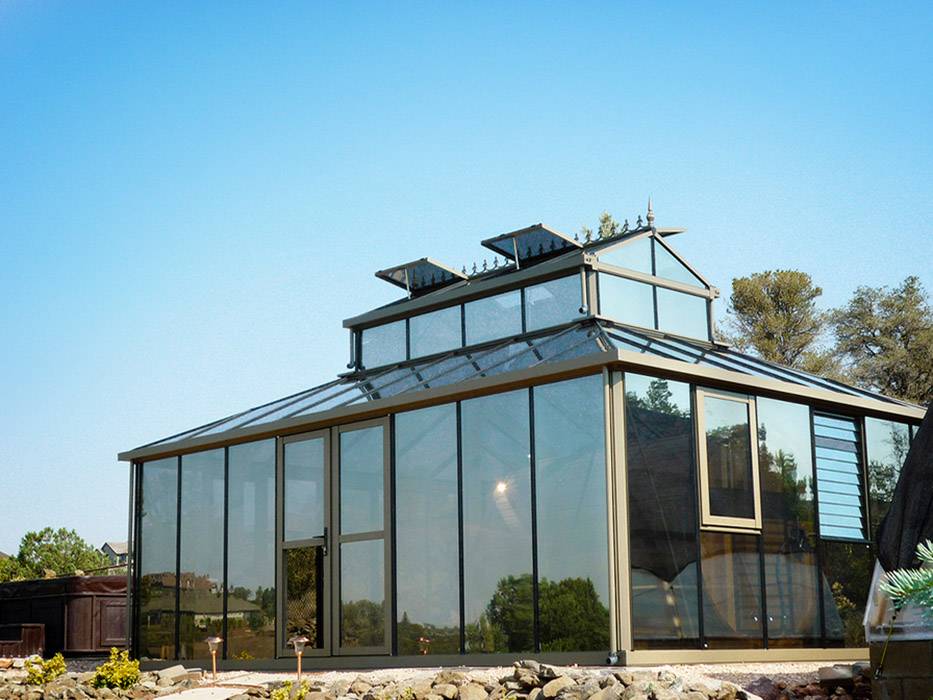 Cathedral Greenhouse In Use