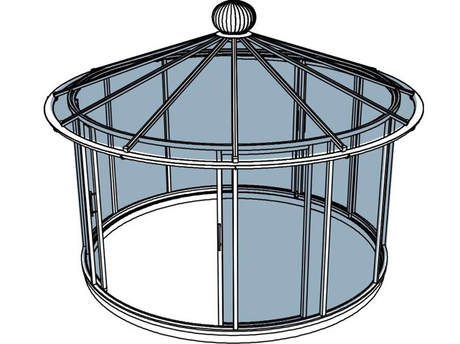 Classicao Garden Pavilion Drawing