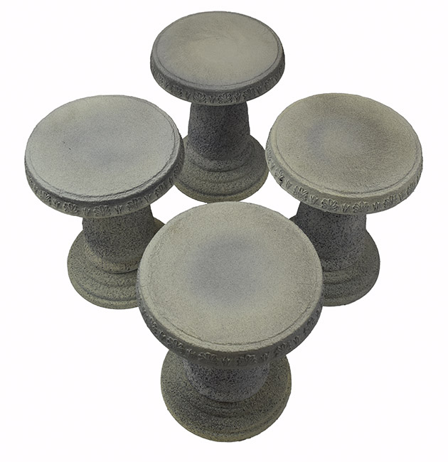 4 stools sandstone