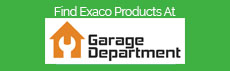 Garage Department carries Exaco Products logo