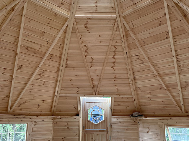 hunters cabin pavilion interior