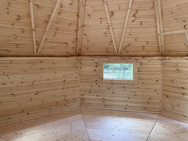 hunters cabin pavilion interior