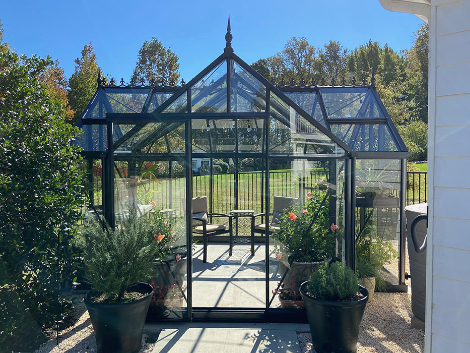 JR-Orangerie Greenhouse - from customers Dan and Maureen Turgeon