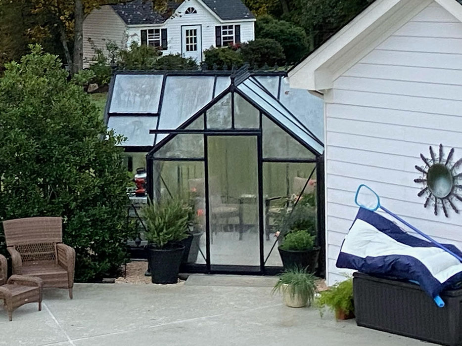 JR-Orangerie Greenhouse - from customers Dan and Maureen Turgeon