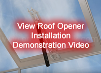 Roof window with opener demonstration video