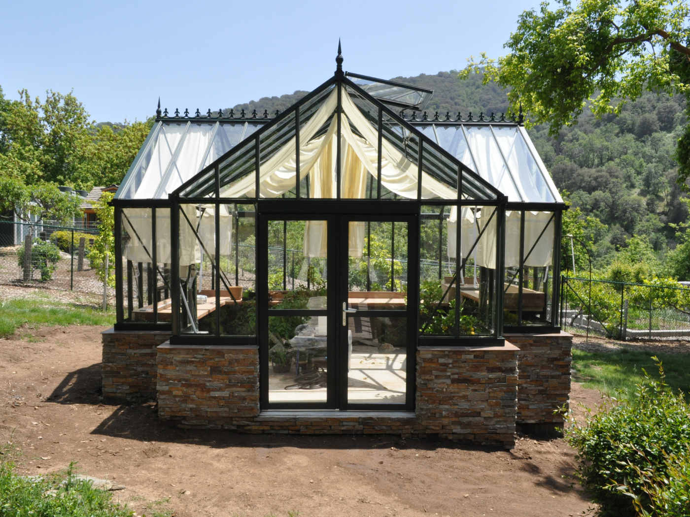 antique orangerie greenhouse