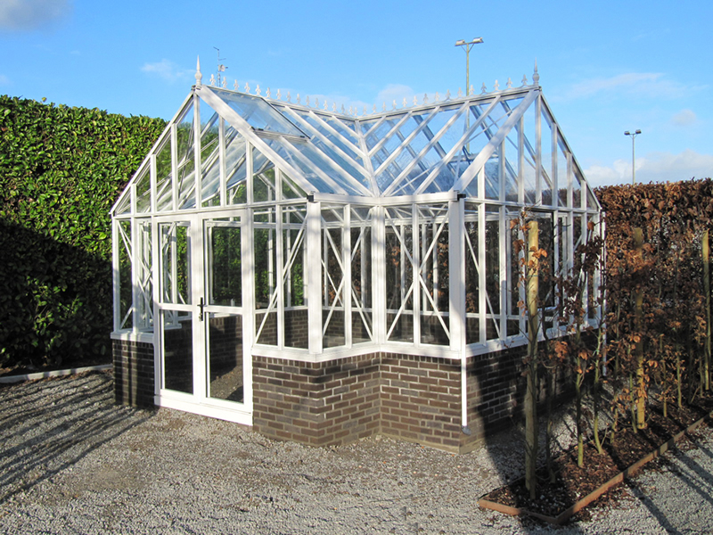 Newly Constructed Royal Victorian Antique Orangerie Greenhouse