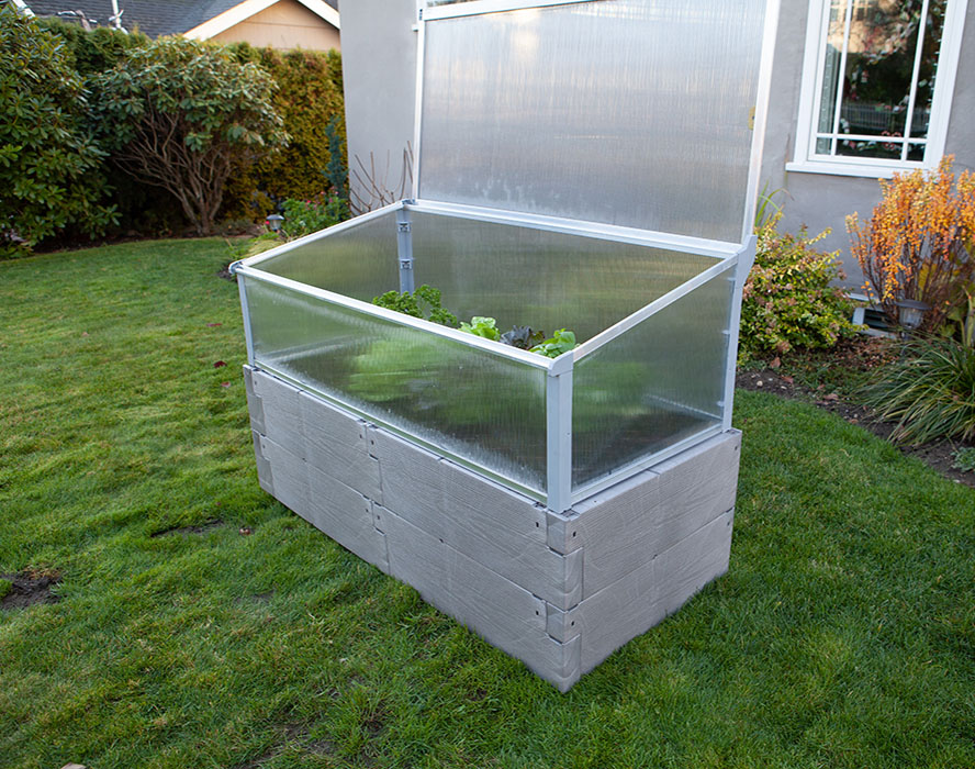 Timber Raised Bed Open