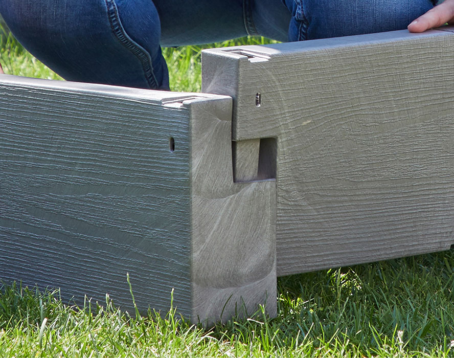 timber raised bed