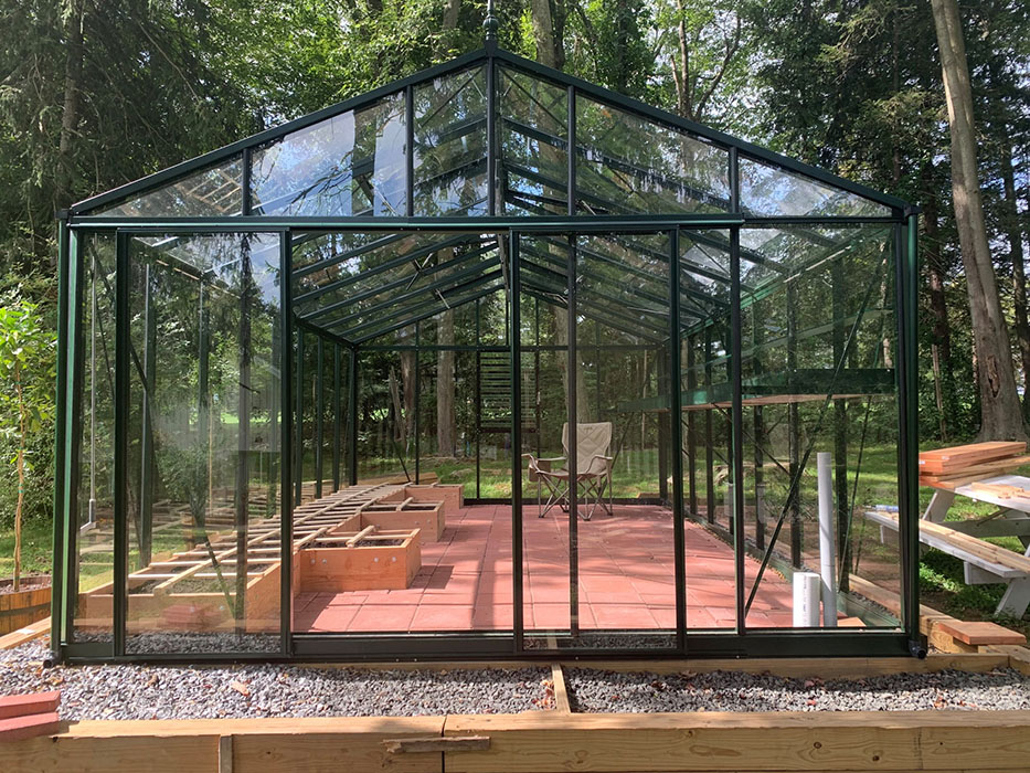 Victorian Greenhouse vi46 from customer Brad Z.