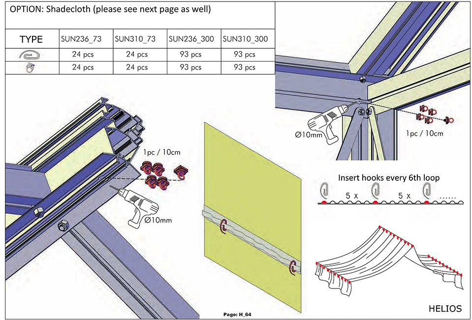  greenhouse shade curtain