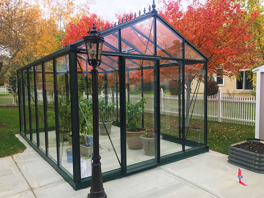  Customer Installation Victorian Greenhouse vi34