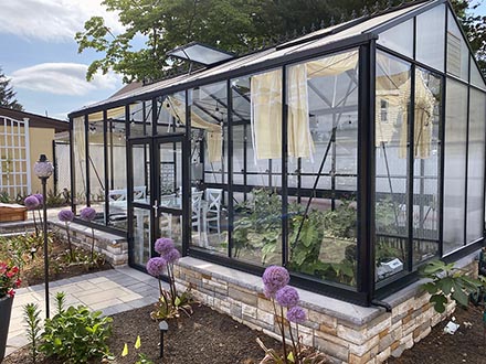 victorian greenhouse vi36 poly & glass combo from customer Adam Odeh
