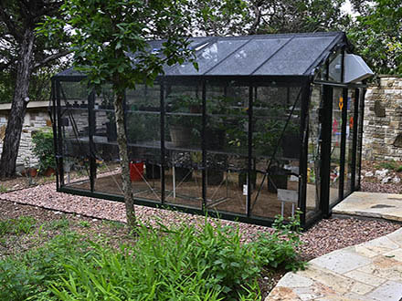 customer installation victorian greenhouse vi34