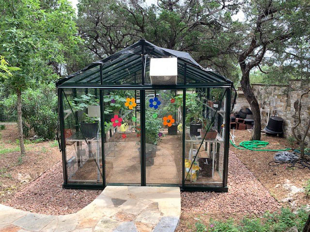 6 customer installation victorian greenhouse vi34