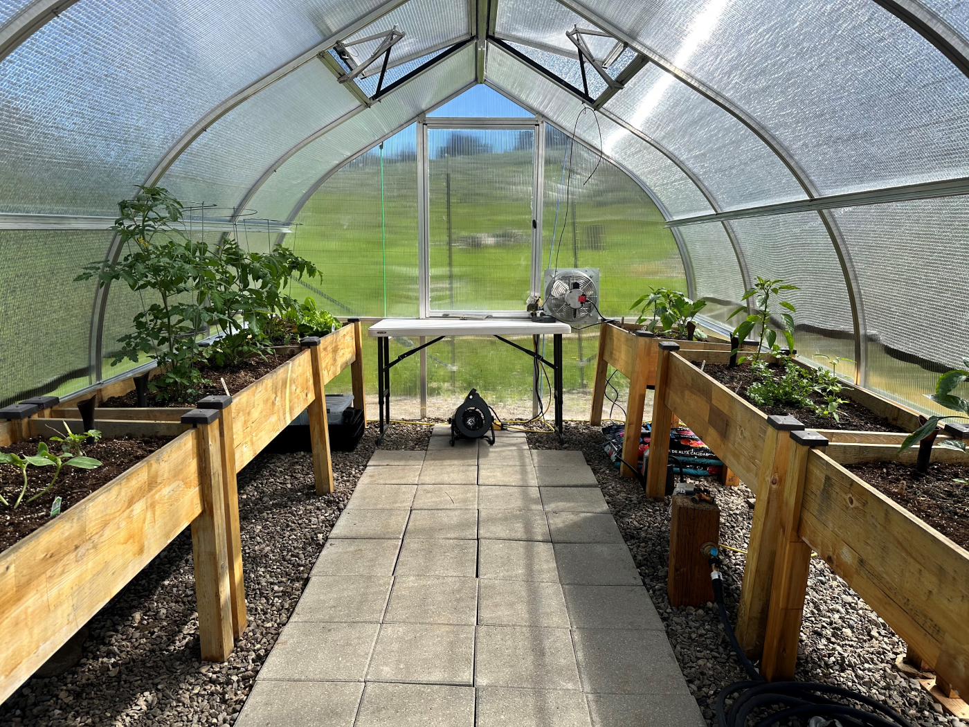 garden bed interiors in exaco greenhouses
