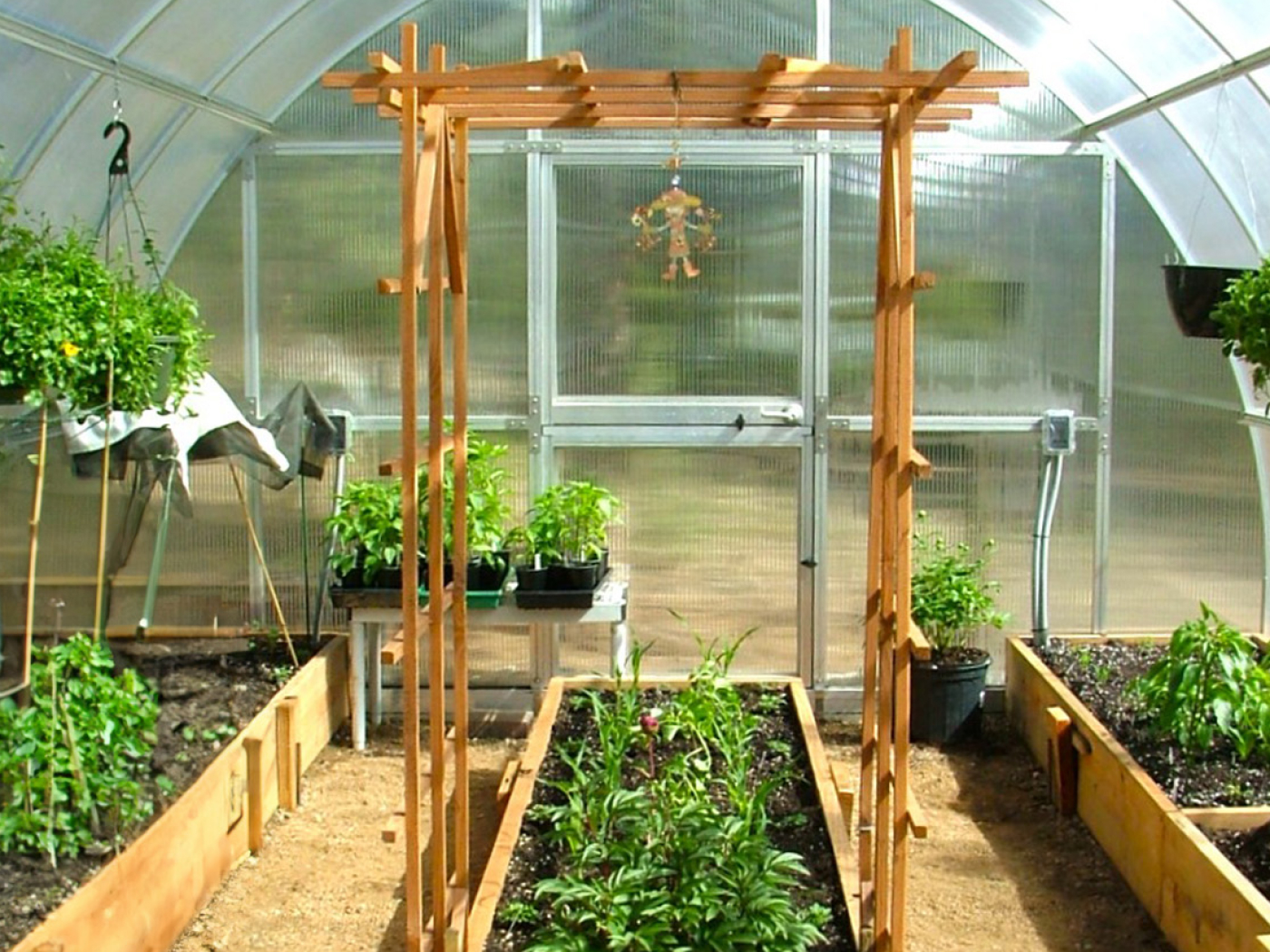 garden bed interiors in exaco greenhouses