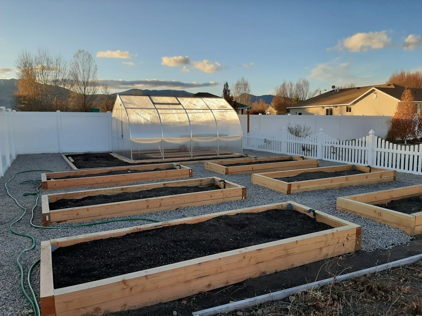 garden bed interiors in exaco greenhouses