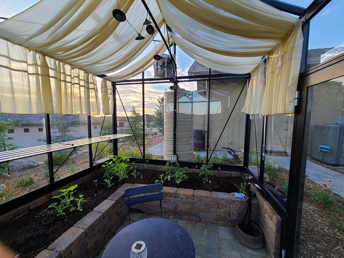 garden bed interiors in exaco greenhouses